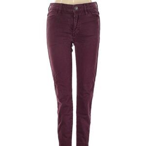 American Eagle Pants Womens High Rise Stretch Jeans Jeggings Wine Size 0 NWT